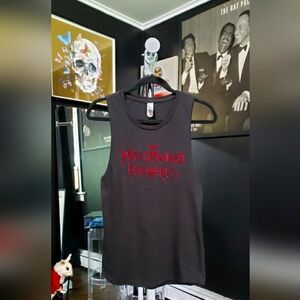 Hollywood Vampires Official Merch Bling Red Tank Top XS Bling Is The New Black